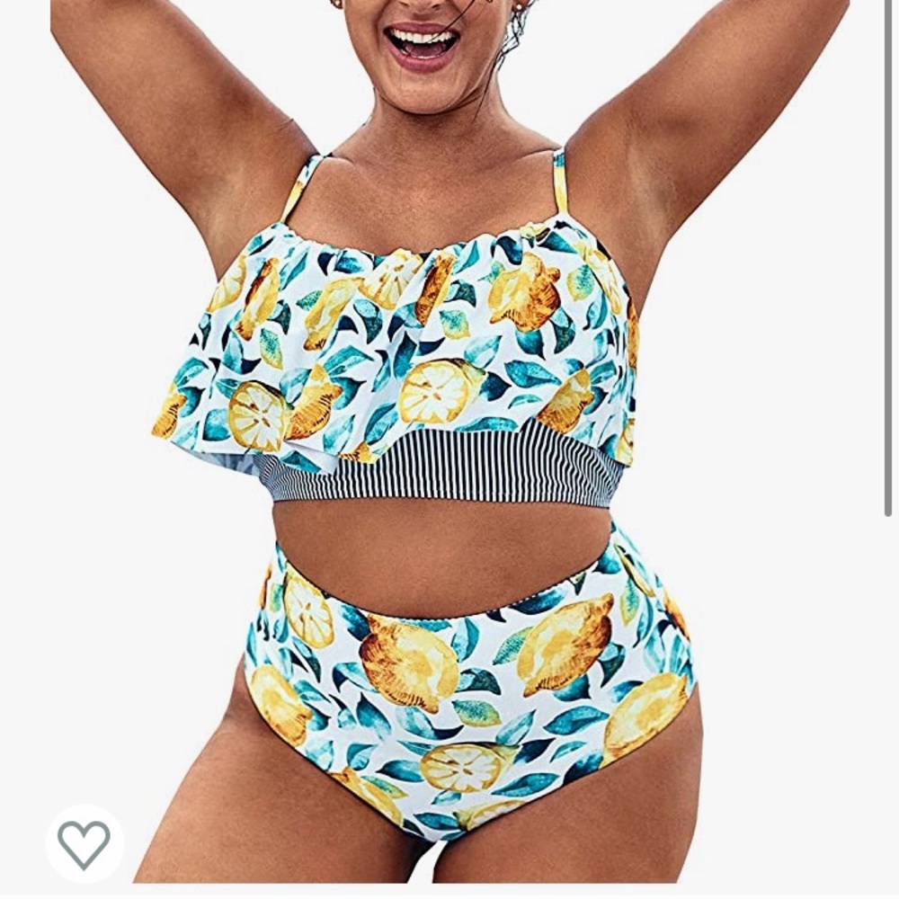 Cupshe Lemons Bikini Set Size Small